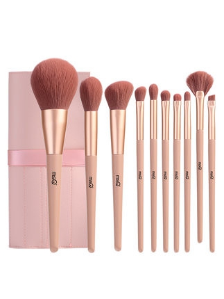 MSQ/魅丝蔻10支樱花化妆刷套装初学全套刷子腮红散粉刷眼影刷眉刷